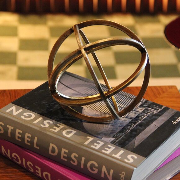 Adam & Friends Home Decor Metal Galena Atomic Ball Sculpture | 1-Piece - Picture 7 of 7